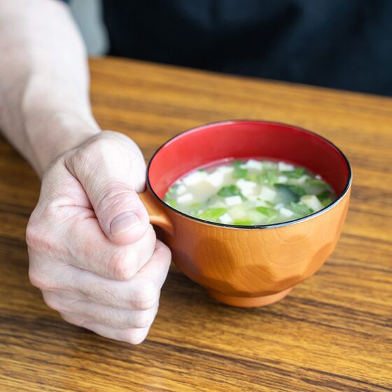 ウィルアシスト らくらく汁わん茶亀甲 障がい者 使いやすい