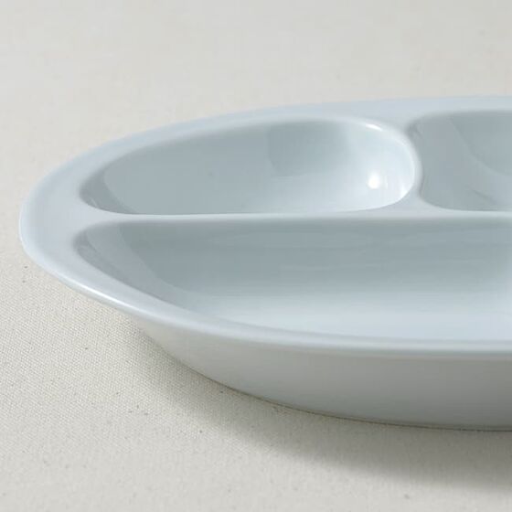 ウィルアシスト 強化磁器仕切り皿4分割 残さず救える 食べやすい