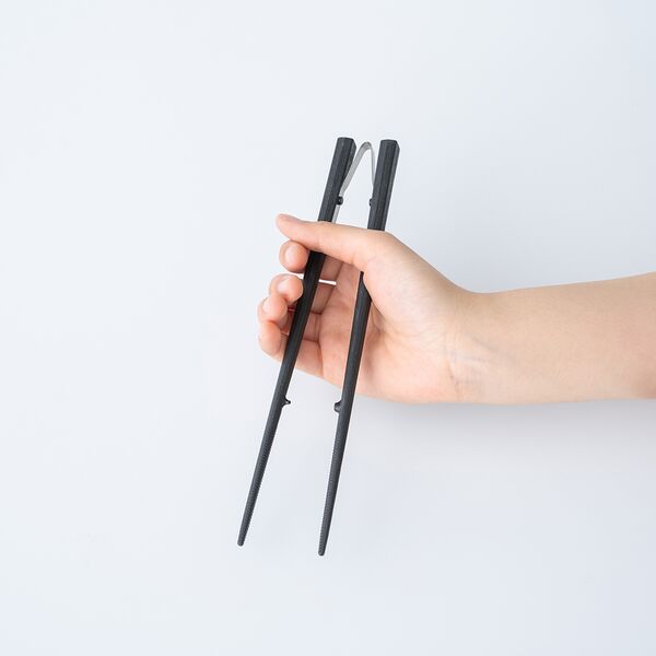 ウィルアシスト 楽々箸ピンセットタイプ19.5ｃｍ樹脂製 障がい者 使いやすい